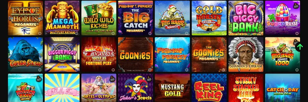 Spin varied slot games