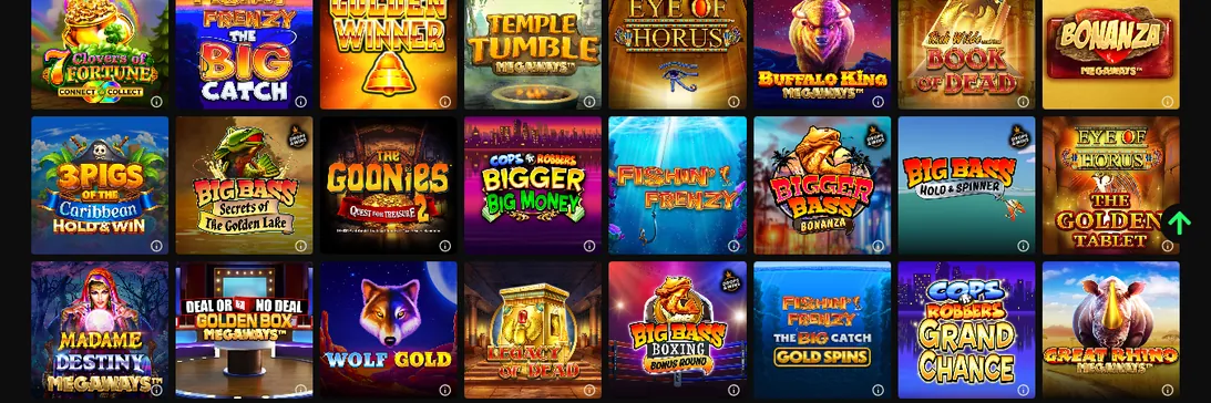 Play top casino slots